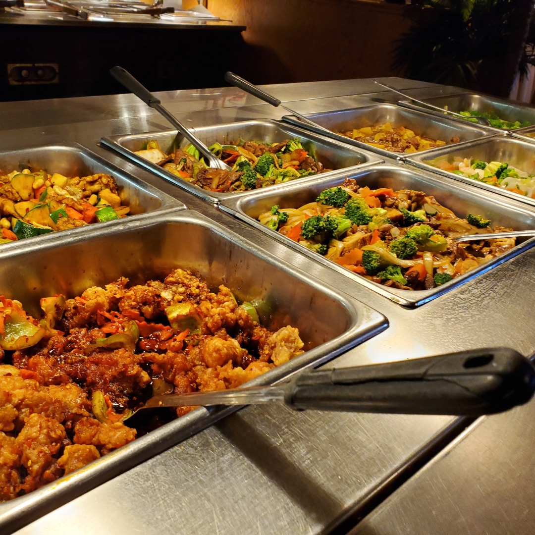 Buffet de refeições variadas