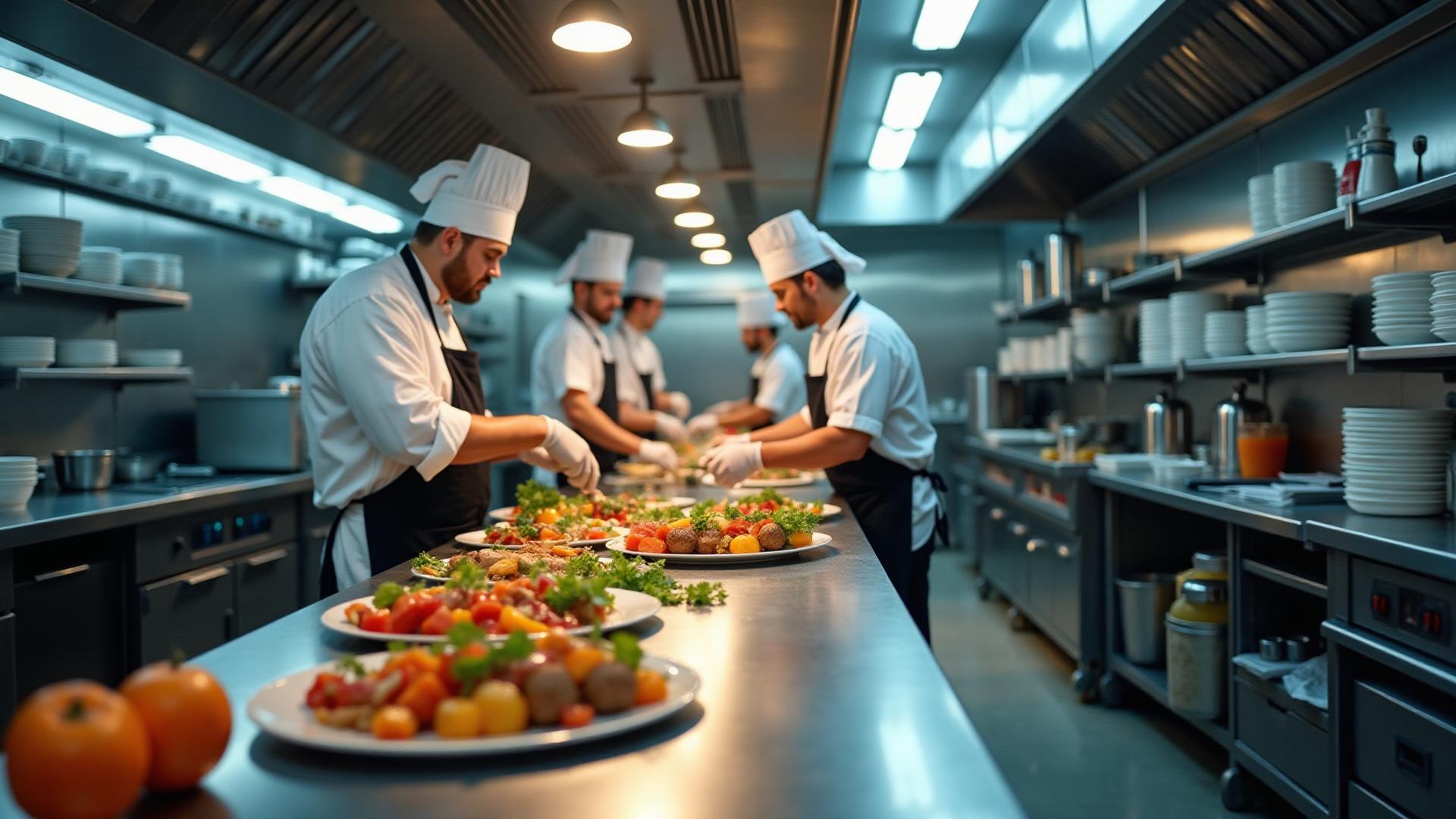 Cozinha industrial profissional